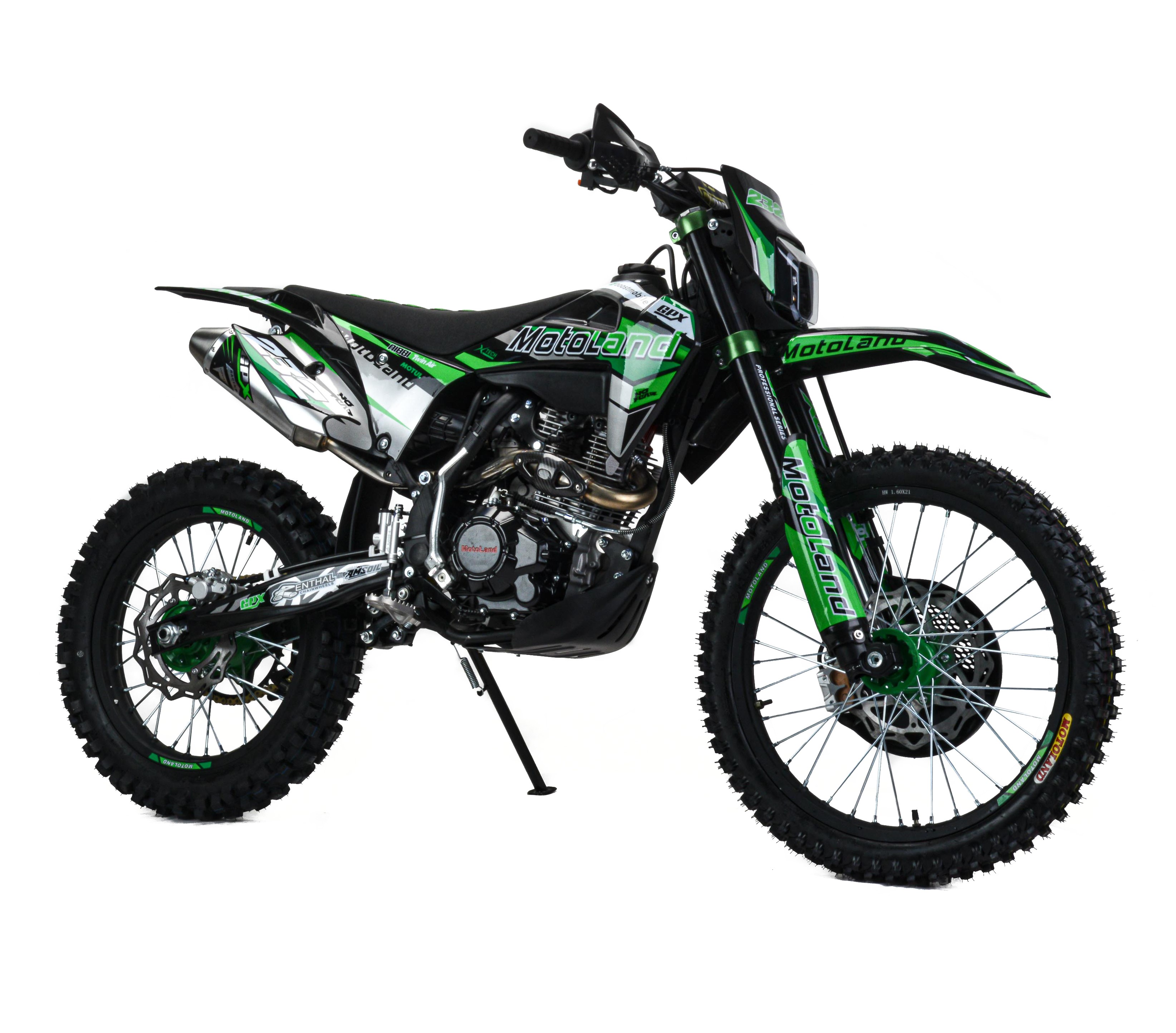 Мотоцикл Кросс 300 XT300 HS (175FMM 4V) зеленый РАСПРОДАЖА
