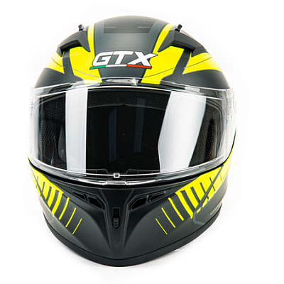 Шлем мото интеграл GTX 578 №1 (L) BLACK/YELLOW GREY