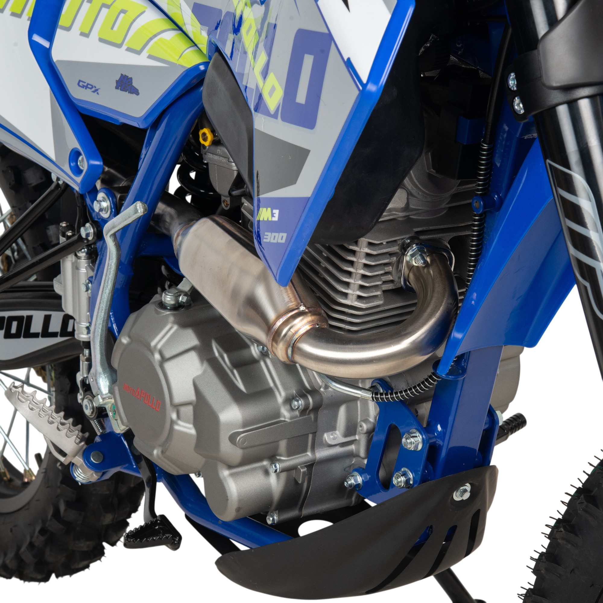 Мотоцикл Кросс Moto Apollo M3 300 (175FMM) синий 2026
