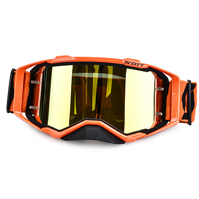 Очки мотокросс SCOTT №4 black/orange