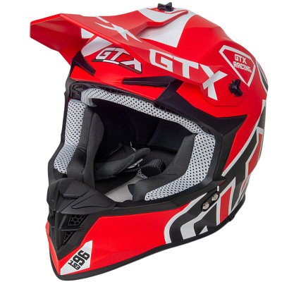 Шлем мото кроссовый GTX 633 №10 (XL) Red