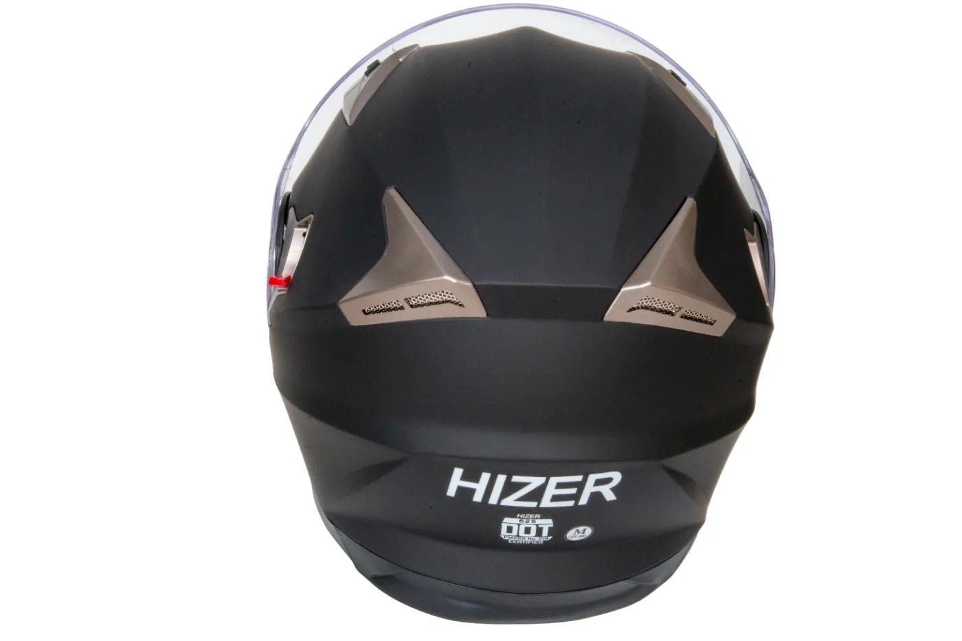 Шлем мото модуляр HIZER 625 №1 (M) matt black (2 визора)