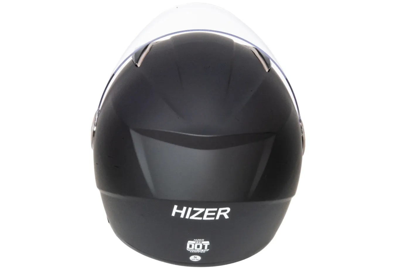 Шлем мото открытый HIZER 226 (S) matte-black