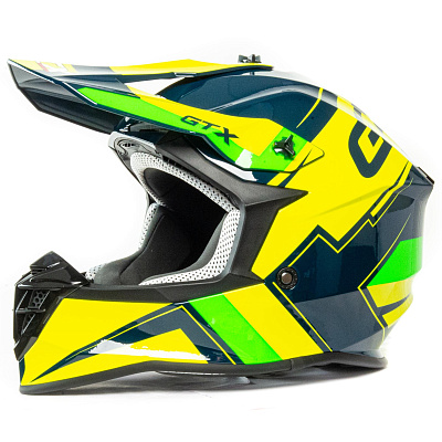 Шлем мото кроссовый GTX 633 №12 (XL) GREEN