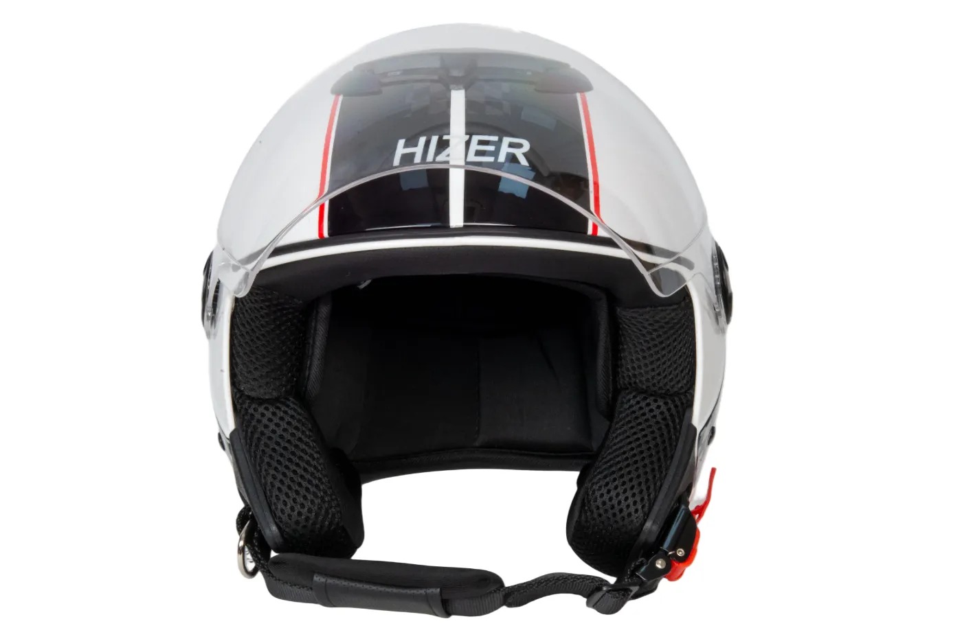Шлем мото открытый HIZER 217 №1 (S) white
