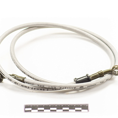 Шланг гидравлический тормозной (армированный) L=1300 d=10мм серый