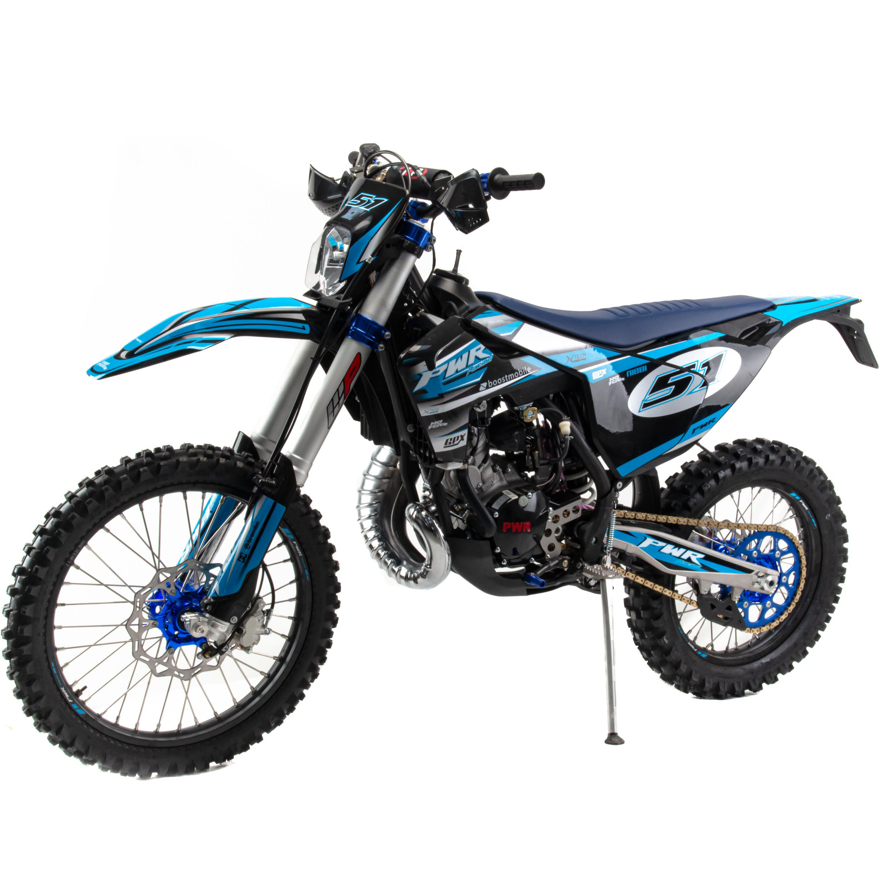 Мотоцикл Кросс 250 PWR FS250 (2-STROKE) синий РАСПРОДАЖА
