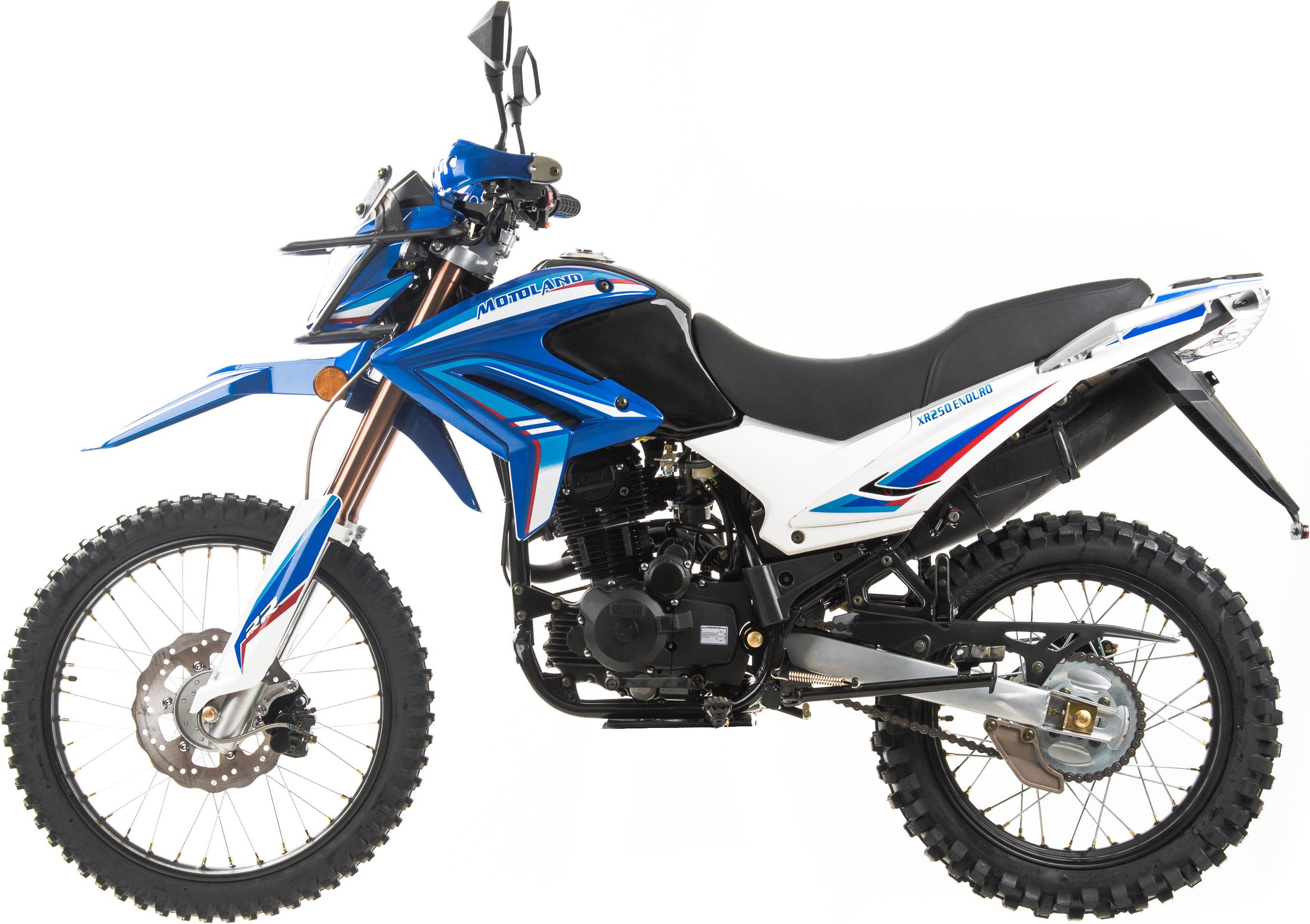 Мотоцикл Кросс 250 ENDURO XR250 (172FMM-5/PR250) синий РАСПРОДАЖА