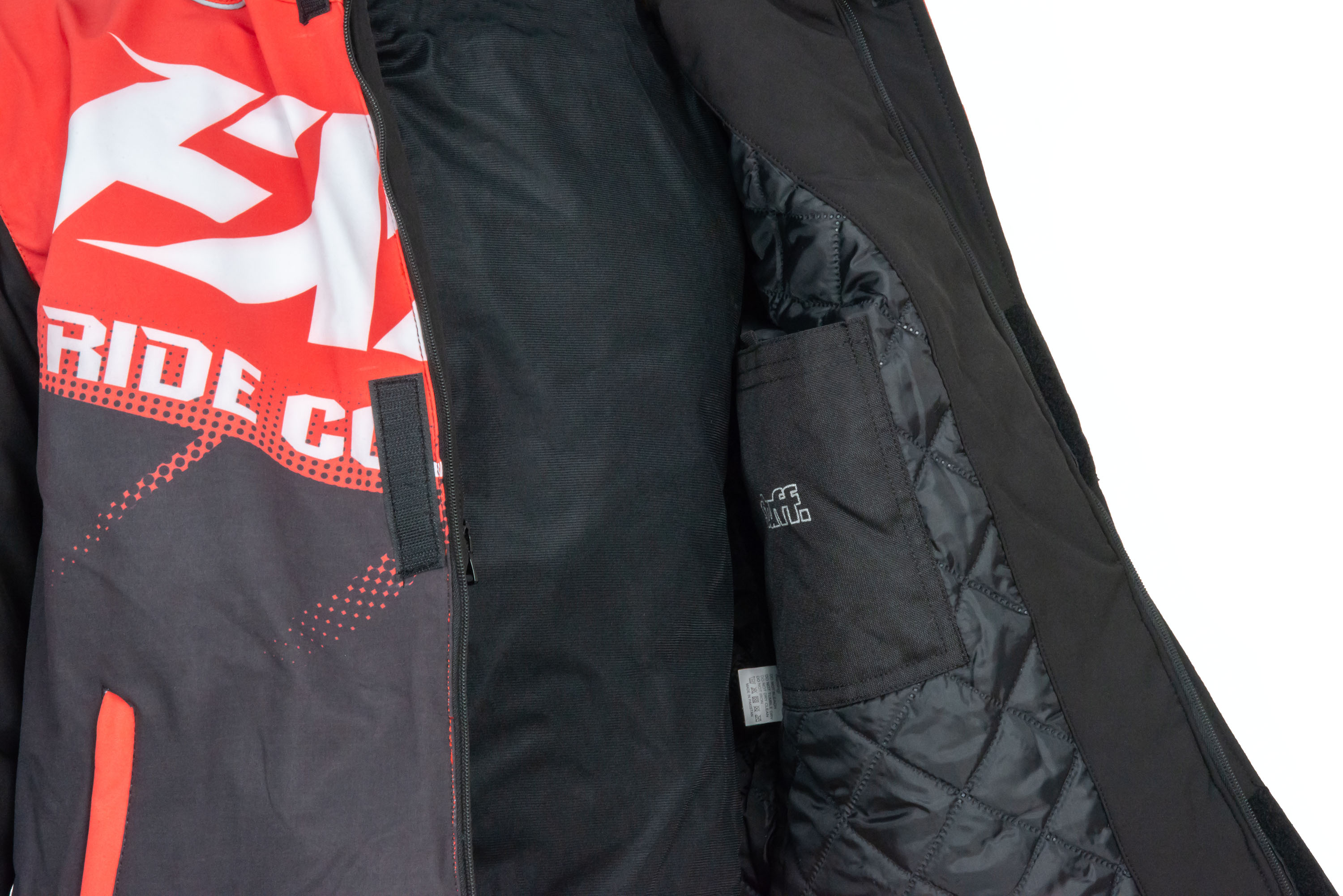 Куртка для снегохода FXR Yamaha Boost №5 black-red (текстиль) (M)