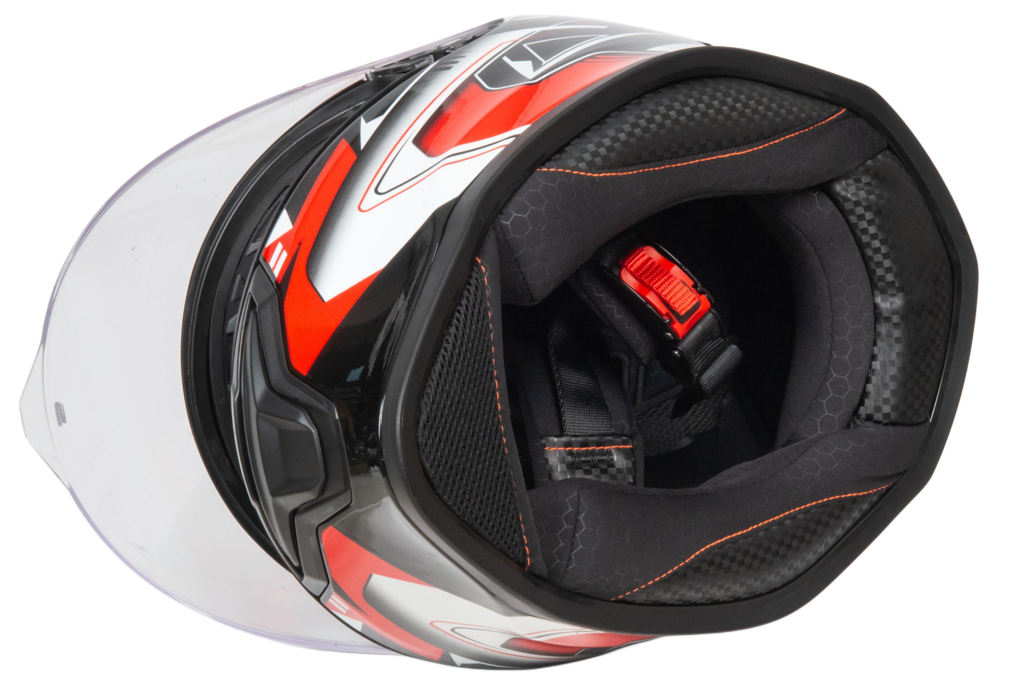 Шлем мото интеграл HIZER J5325 №2 (M) red