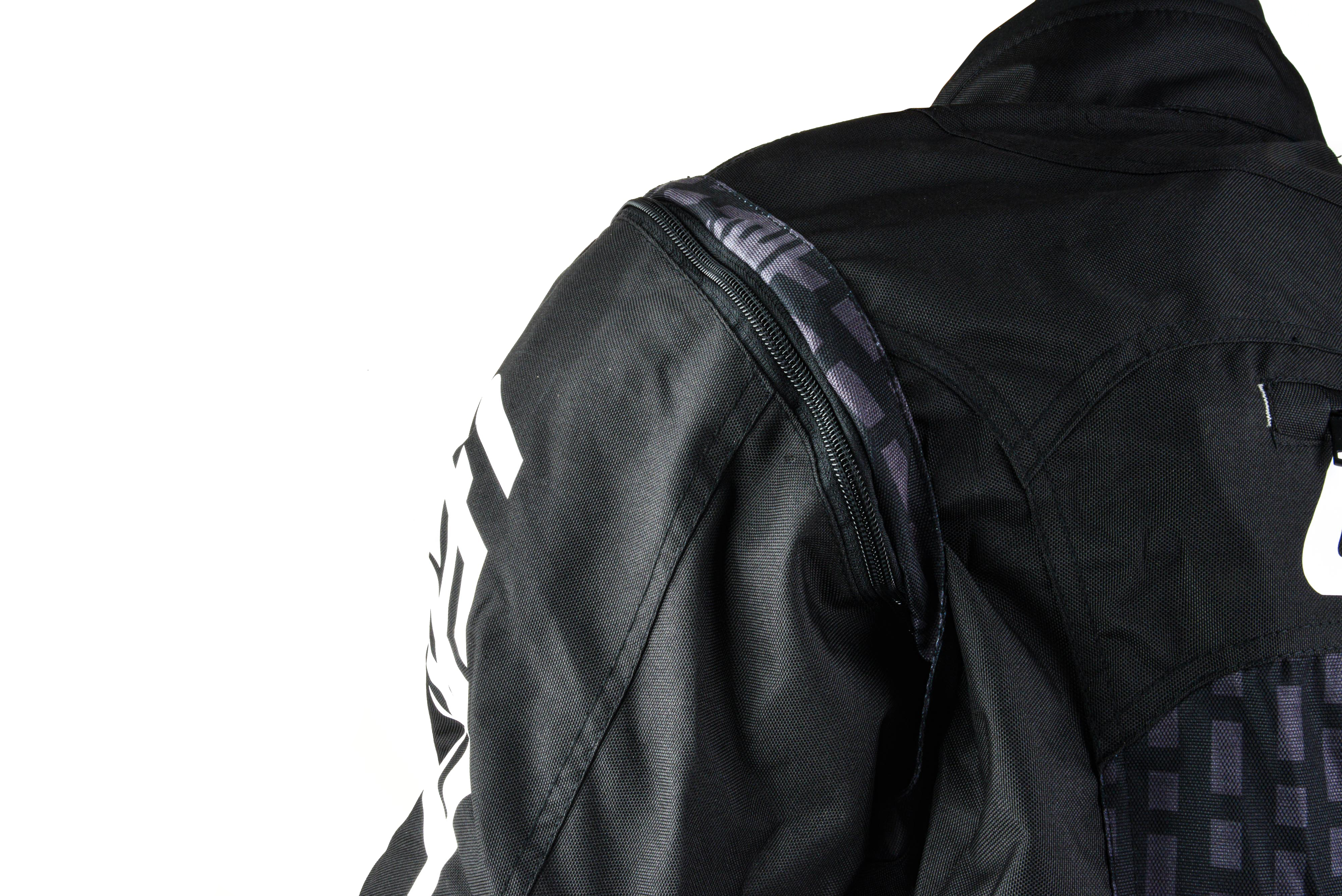 Куртка мото LEATT №10 black (текстиль) (S)