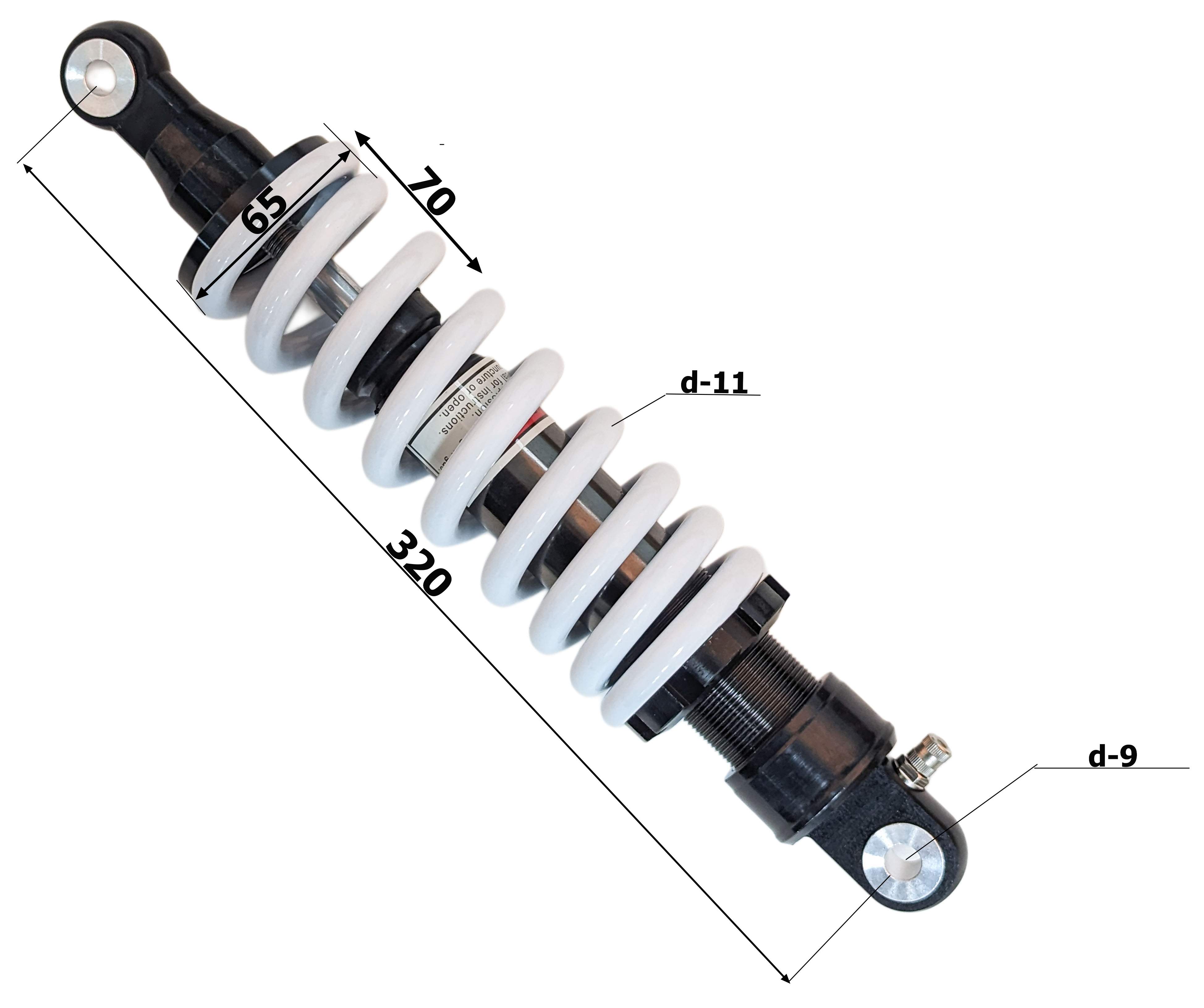 Амортизатор L=320 центральный TTR125