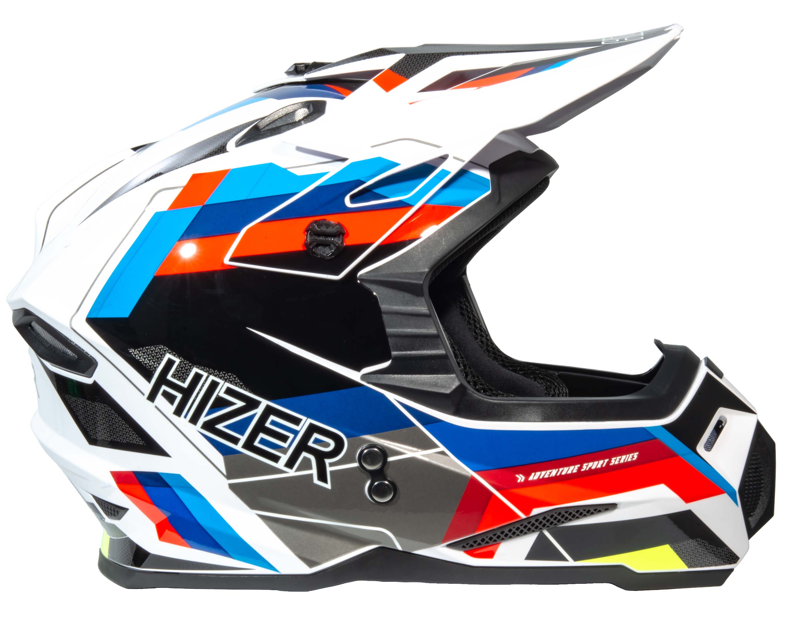 Шлем мото кроссовый HIZER J6801 №8 (XL) ADVENTURE