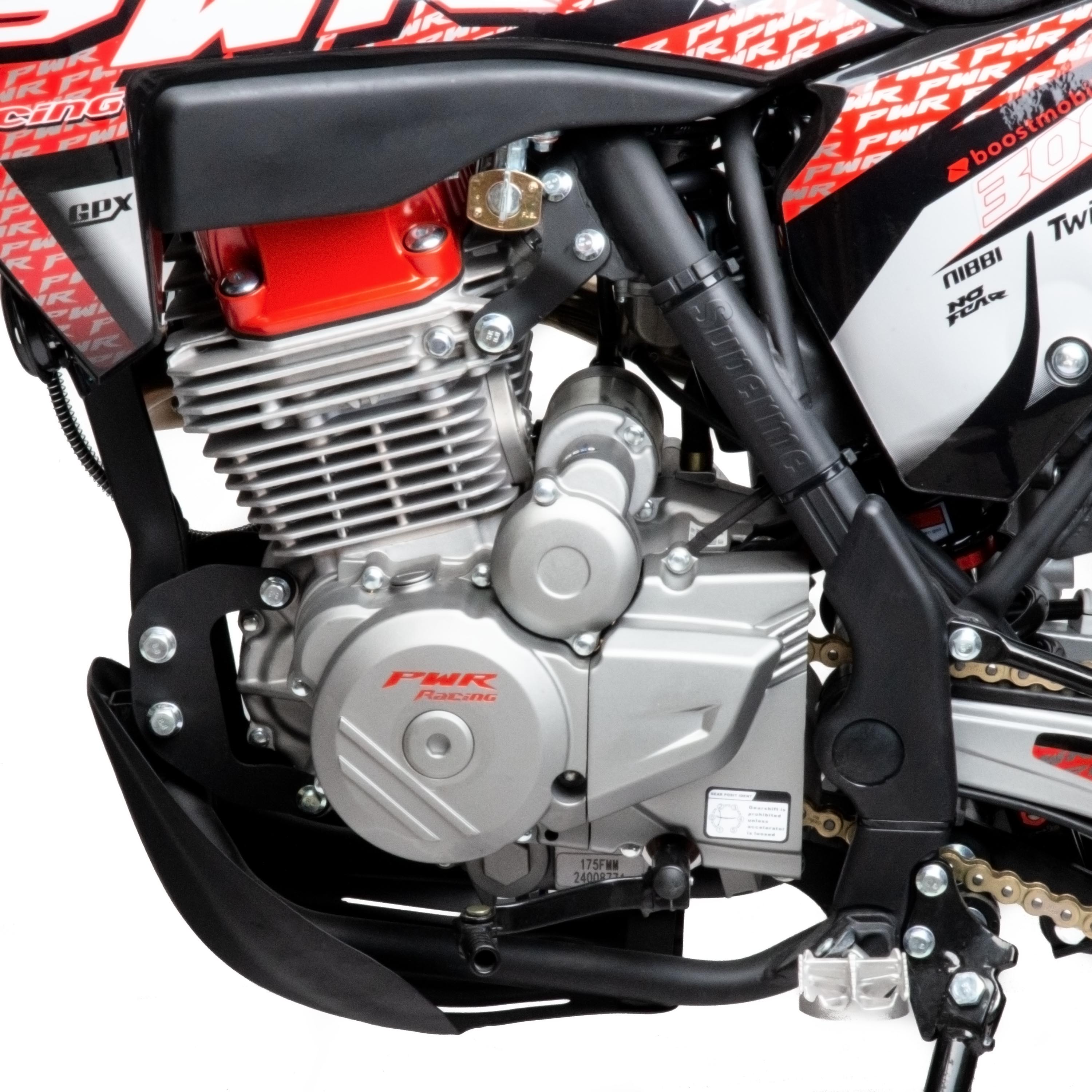 Мотоцикл Кросс 300 PWR FZ300 (PR5 4V) красный РАСПРОДАЖА
