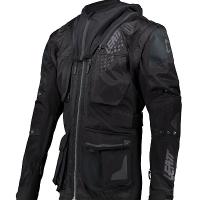 Куртка мото LEATT №3 black (текстиль) (XL)