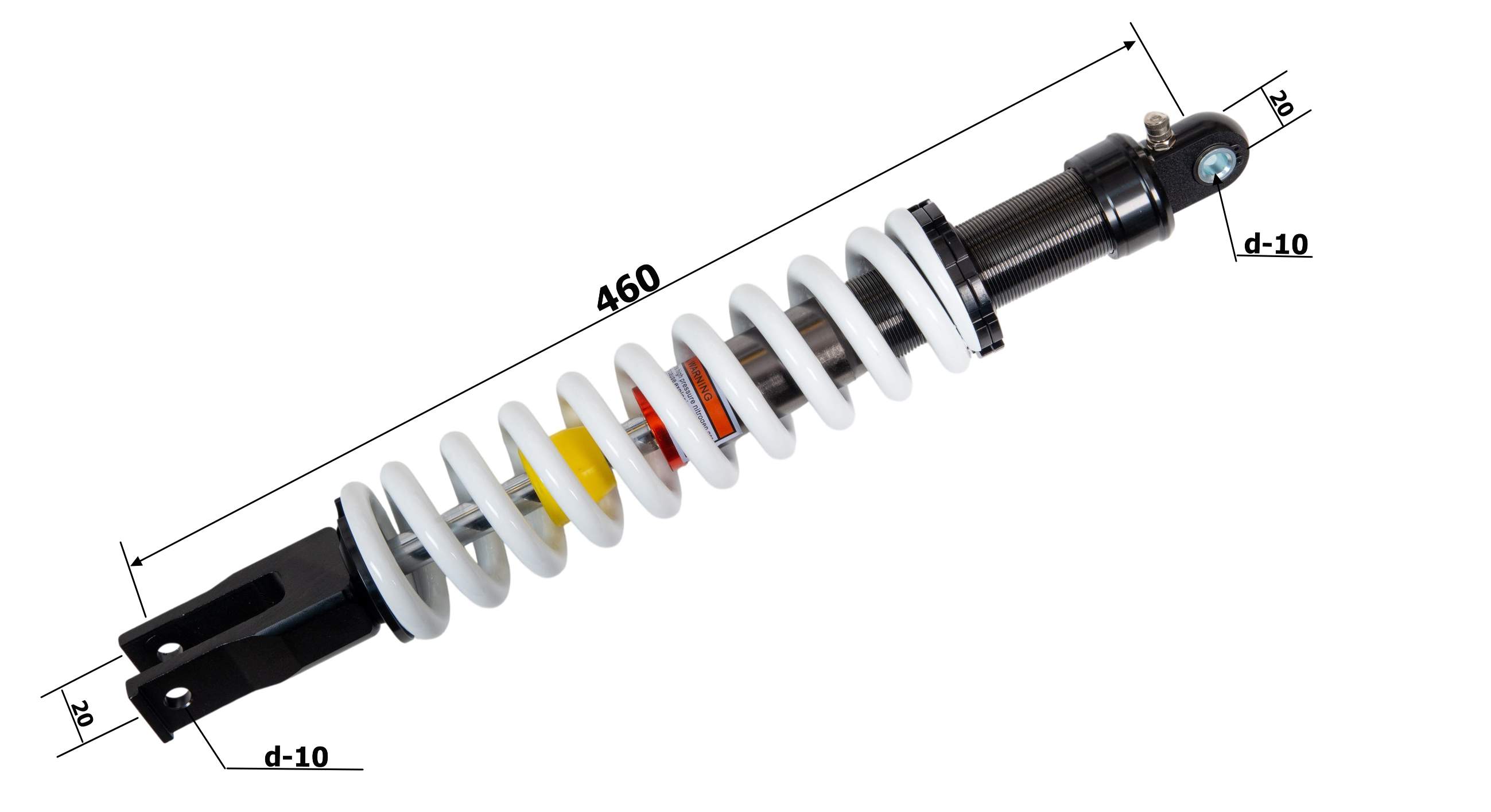 Амортизатор L=460 центральный №2 XR250