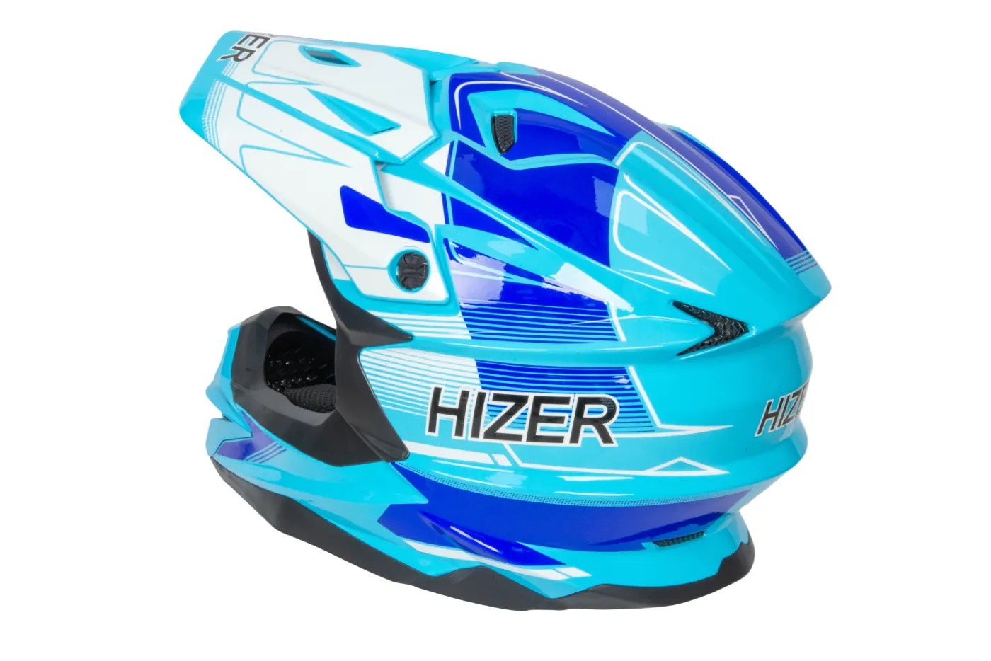 Шлем мото кроссовый HIZER J6803 №8 (L) 