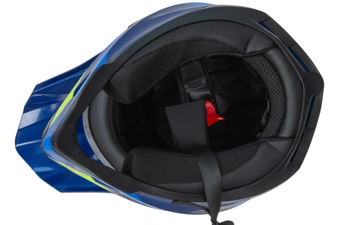 Шлем мото кроссовый HIZER 915 №6 (XL) havy/neon/yellow/blue