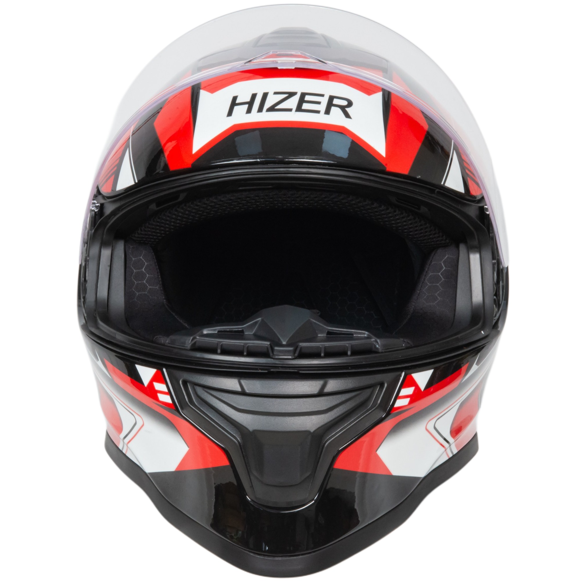 Шлем мото интеграл HIZER J5325 №2 (M) red