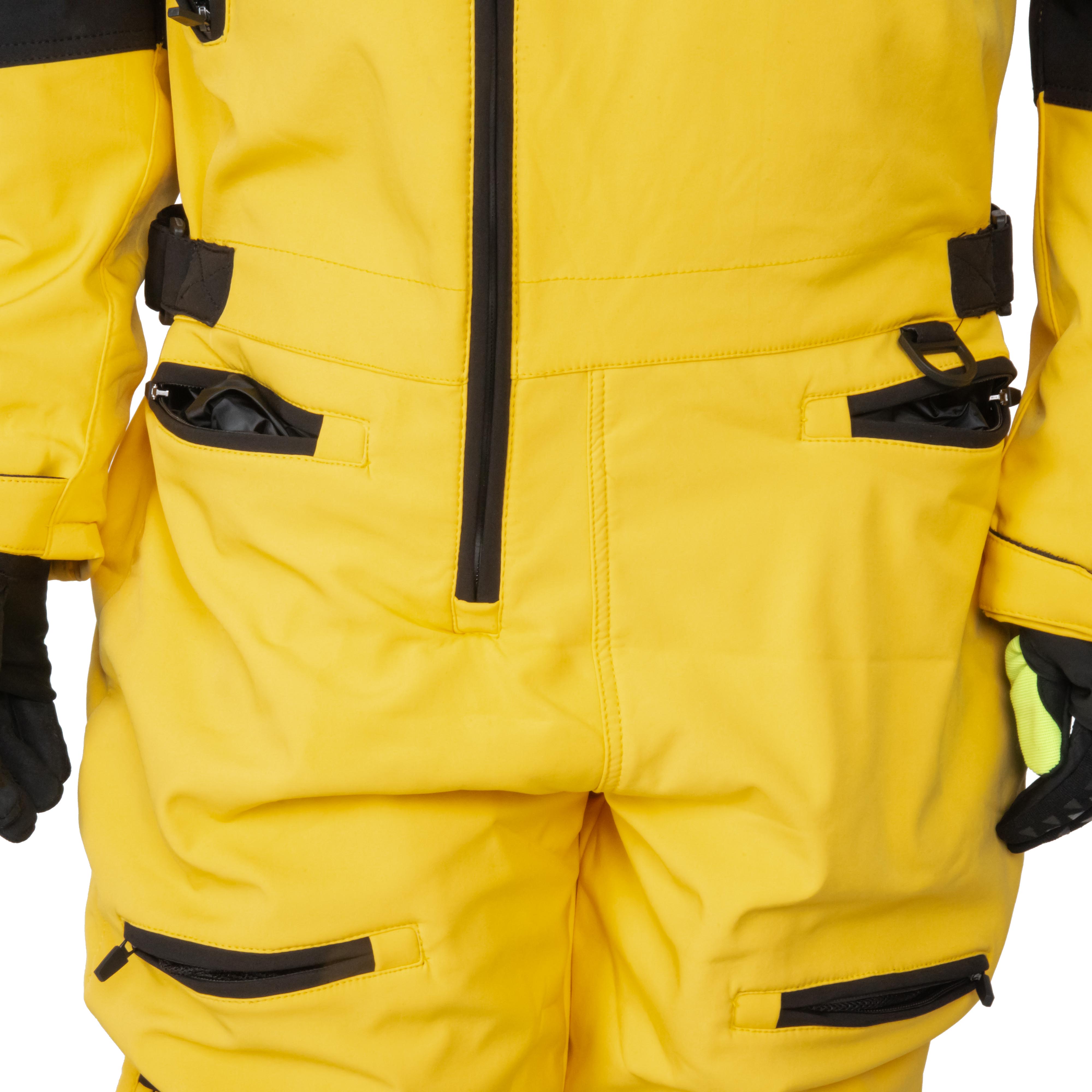 Комбинезон для снегохода SCOTT DS Shell Dryo One Piece №1 yellow-black (текстиль) (M)