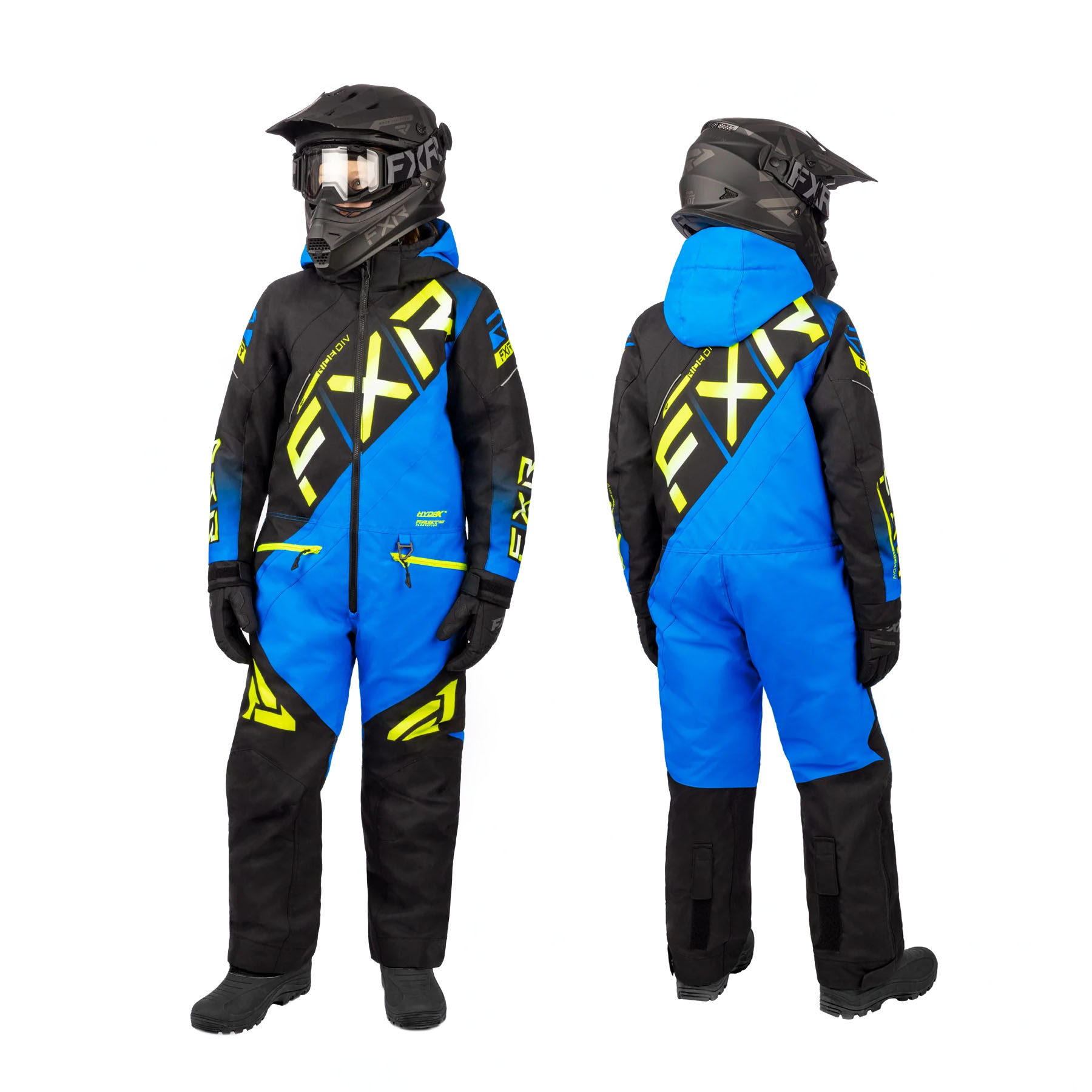 Комбинезон для снегохода (детский) FXR CX №6 blue-black (текстиль) (14Y/158)