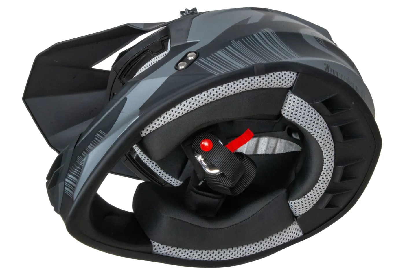 Шлем мото кроссовый GTX 633 №7 (XL) BLACK/GREY