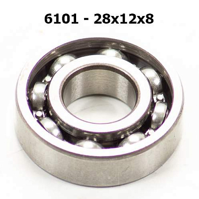 Подшипник 6101  d=28-12 h=8 mm