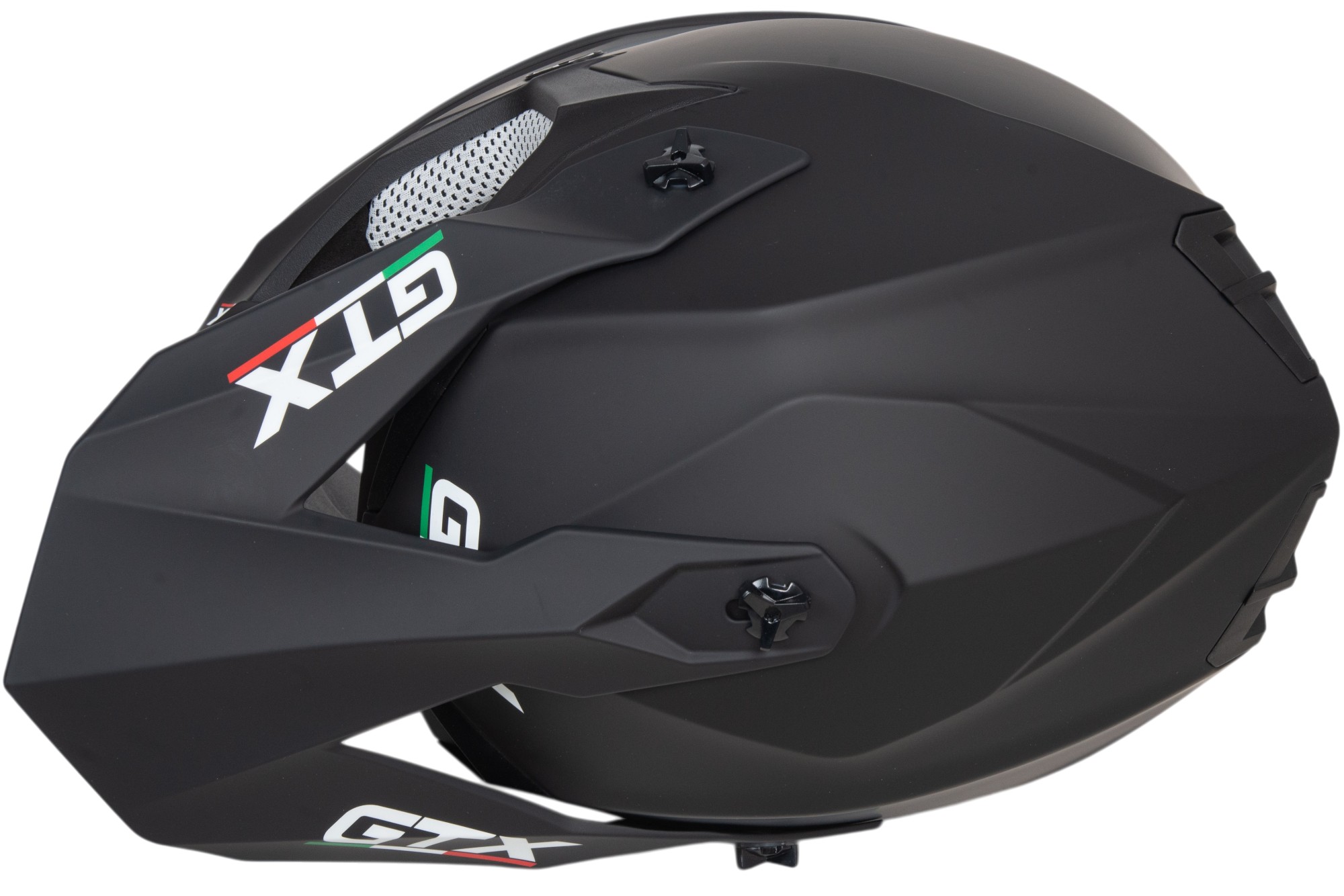 Шлем мото кроссовый GTX 633 №14 (XL) MATTE BLACK