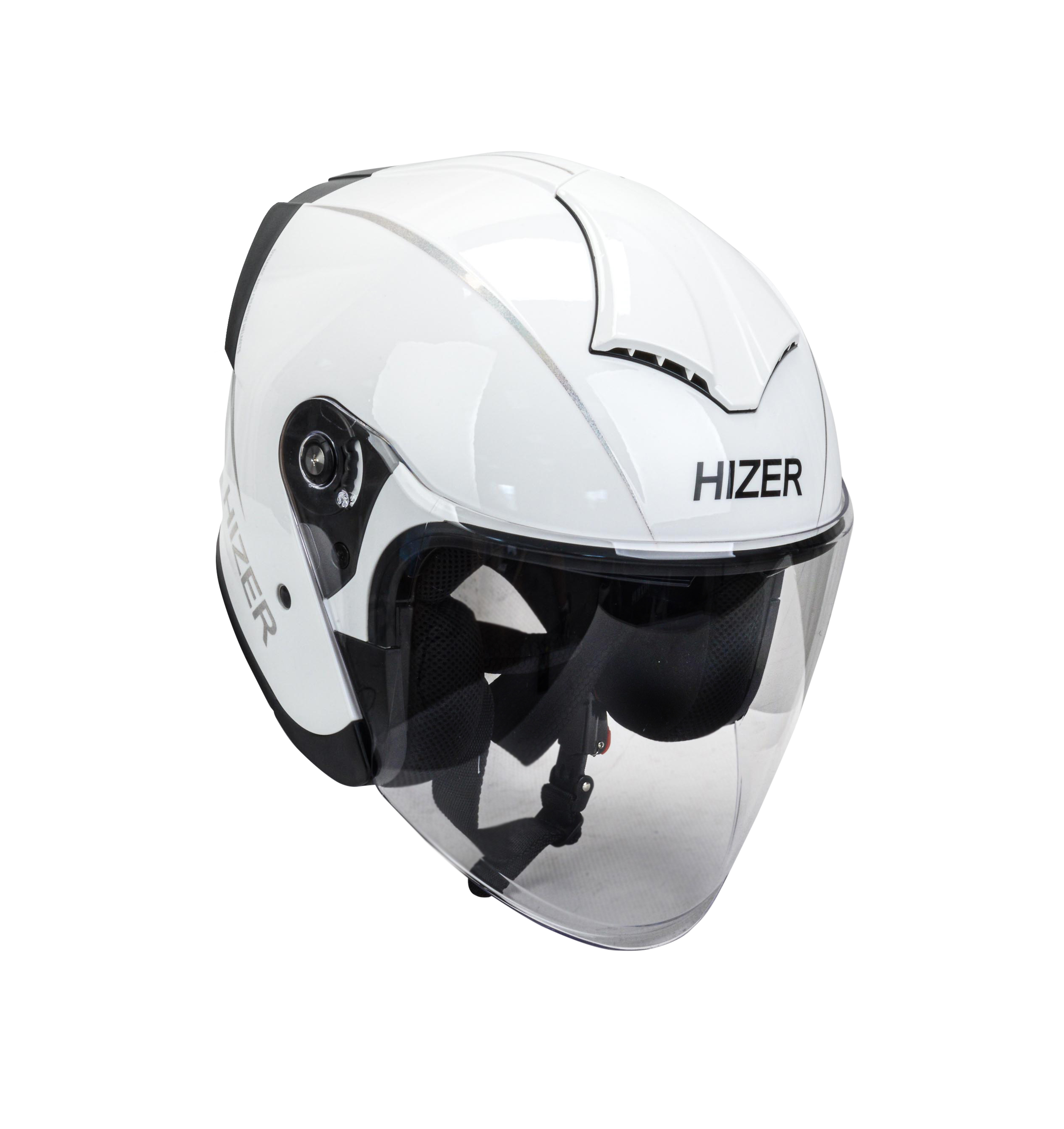Шлем мото открытый HIZER 250 №2 (XL) white