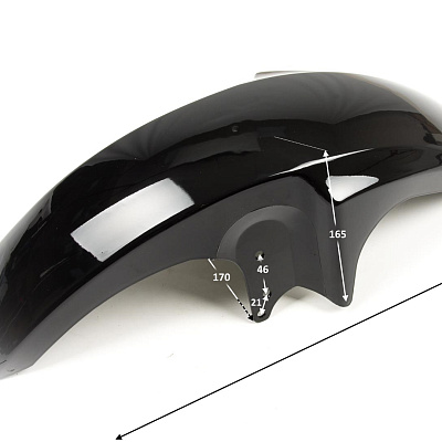 Крыло переднее мото FG-AKT-SL-013 (18")