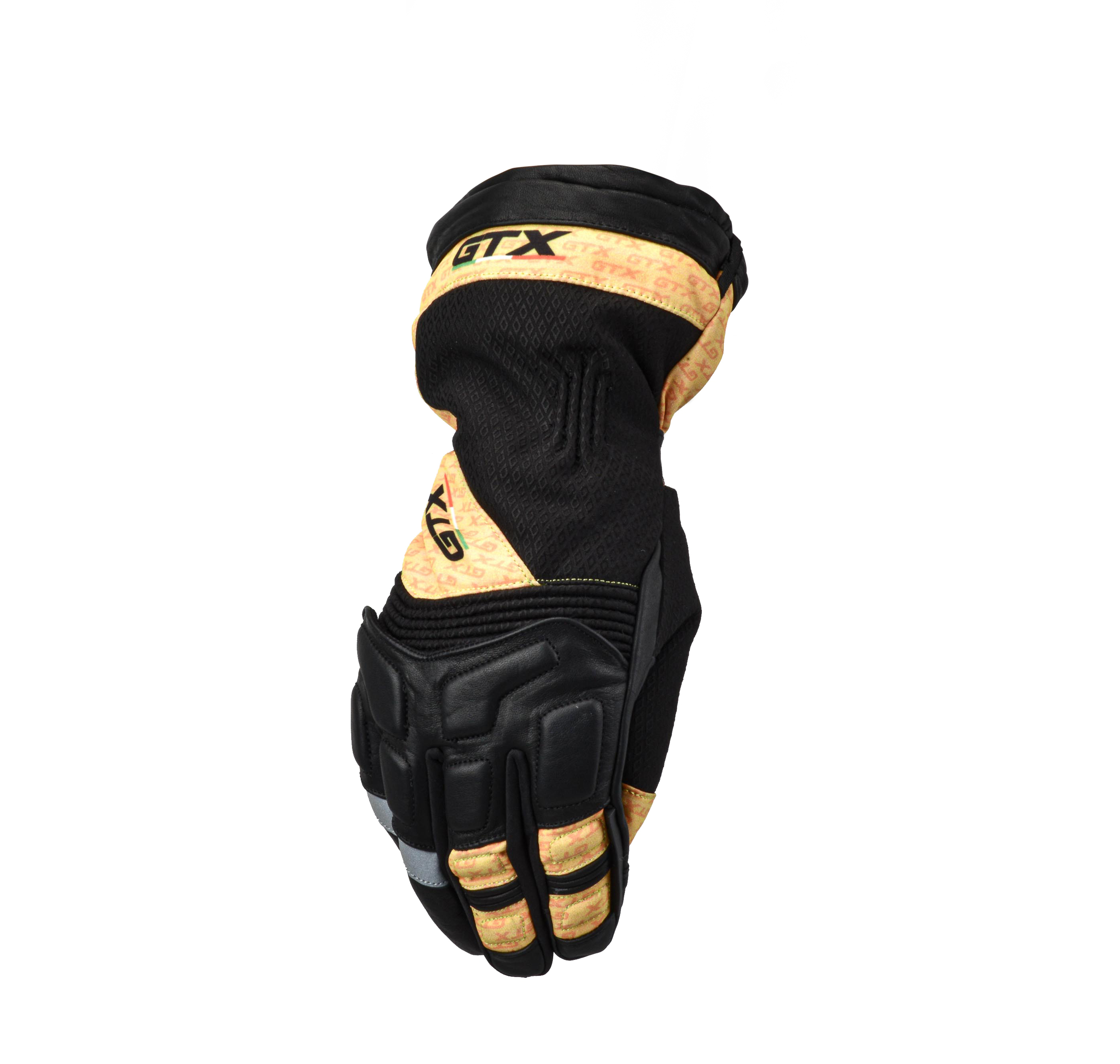 Перчатки для снегохода GTX №2 black-yellow (XXL)