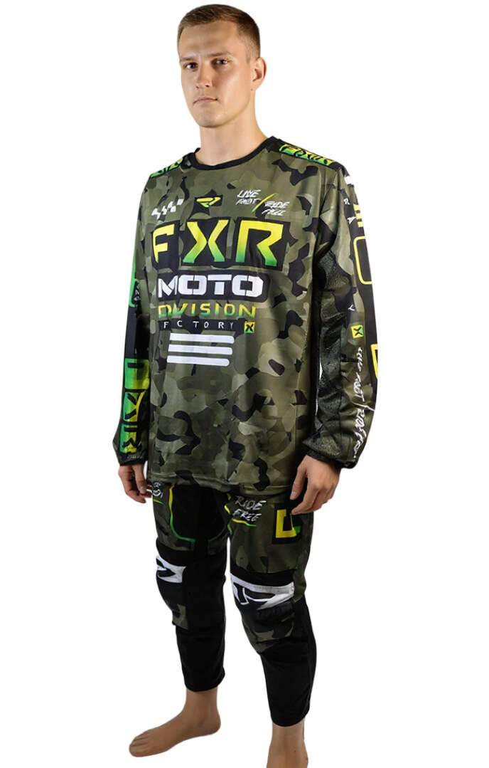 Штаны для мотокросса FXR №2 (S) black/yellow