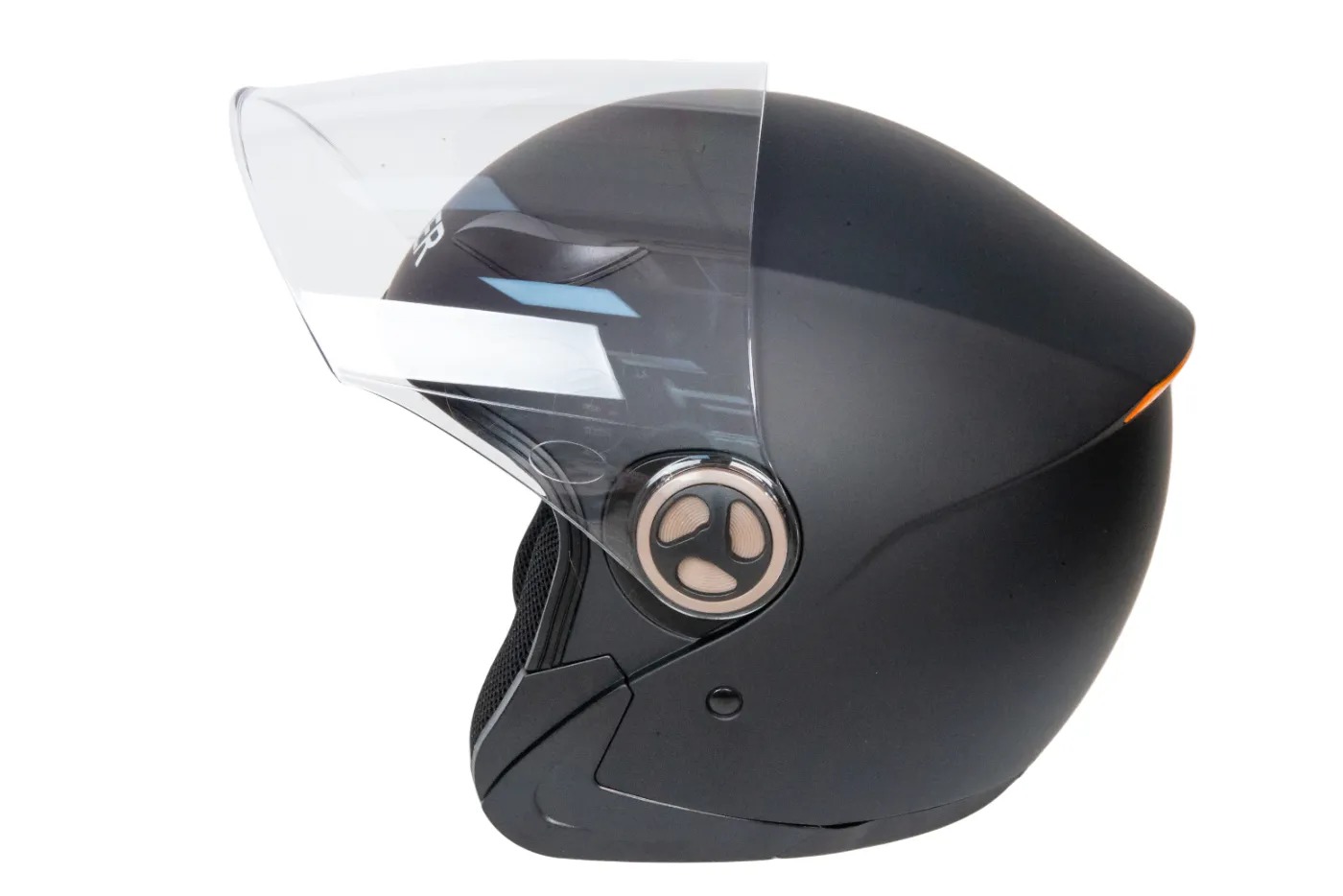 Шлем мото открытый HIZER 219 №2 (L) matte-black