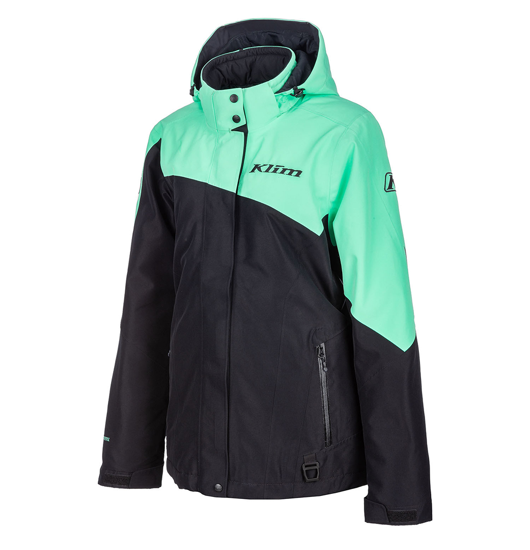 Куртка для снегохода (женская) KLIM ALLURE №4 black-green (текстиль) (S)
