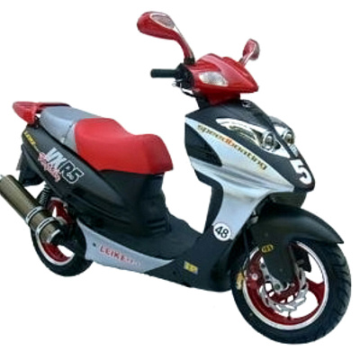 Скутер EAGLE- F   LEIKE (красный) (WY50QT-7E)