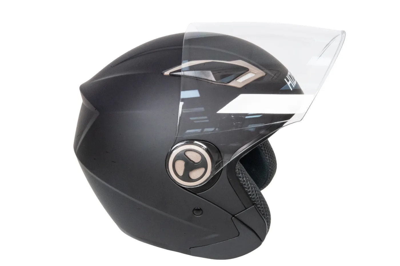 Шлем мото открытый HIZER 226 (S) matte-black