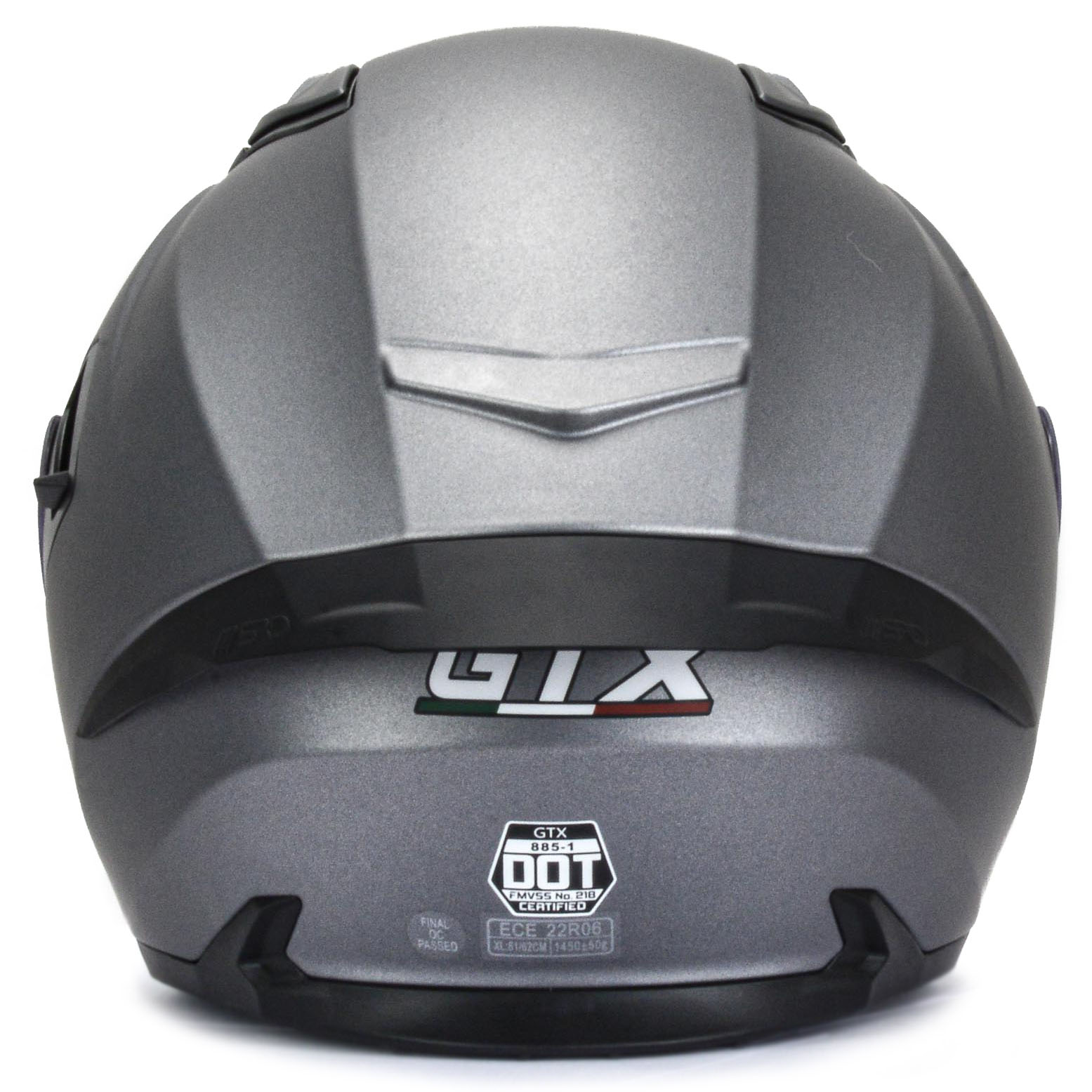 Шлем мото открытый GTX 885-1 №1 (S) GREY