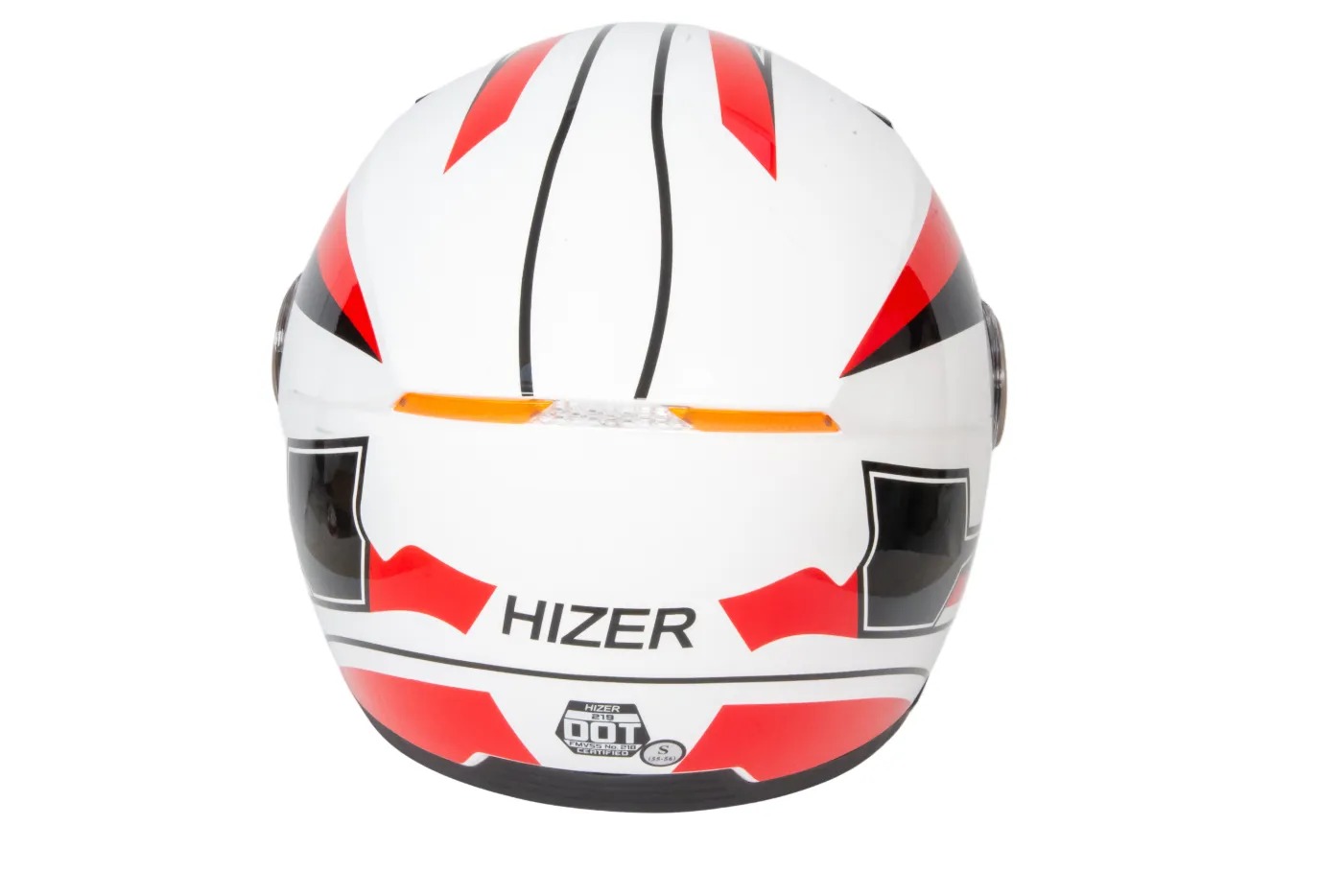 Шлем мото открытый HIZER 219 №1 (S) white
