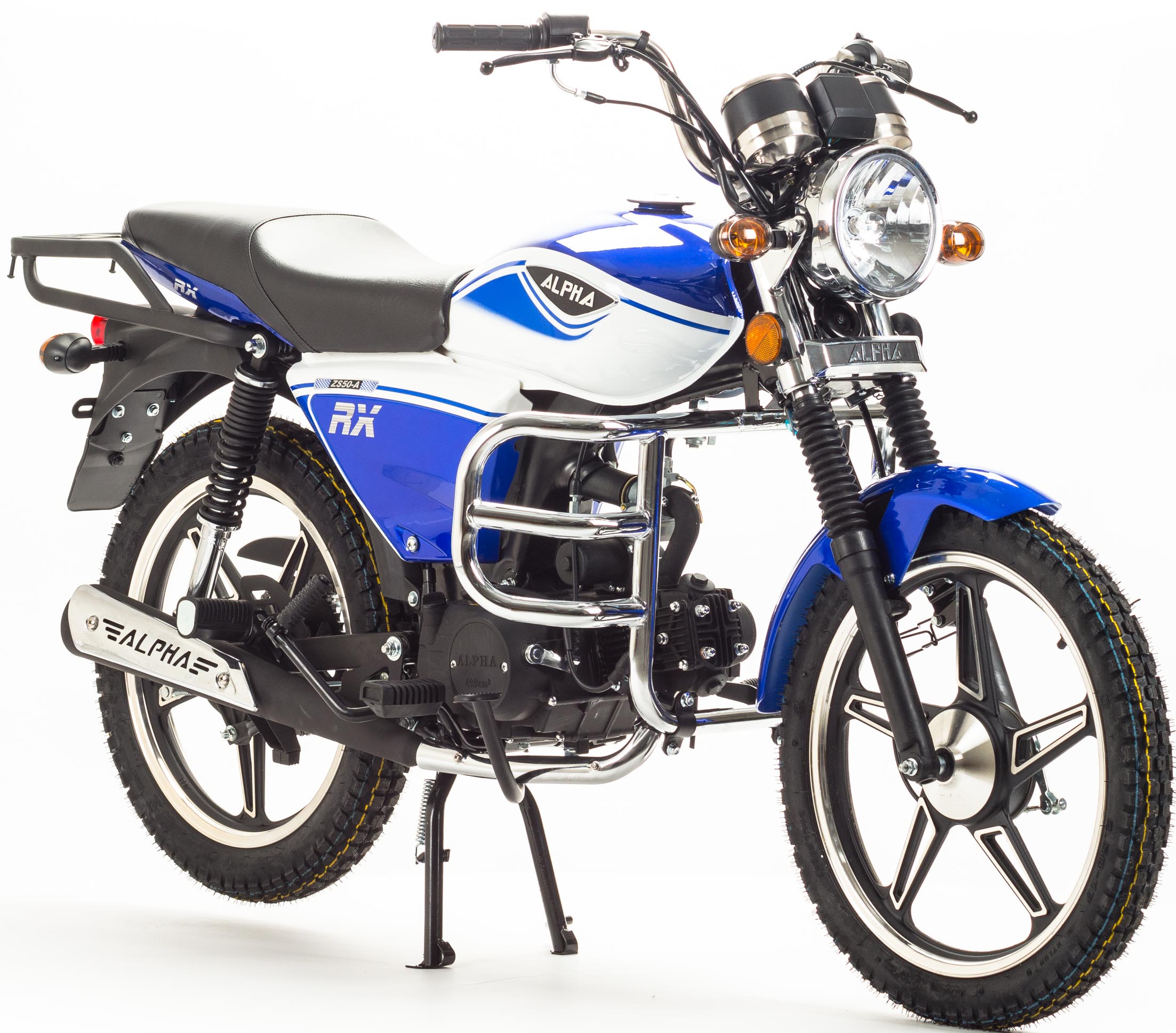 Мопед Альфа RX 11 (LM48-A) синий (A)