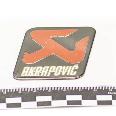 Наклейка 3d AKRAPOVIC (5,9x5) JH121