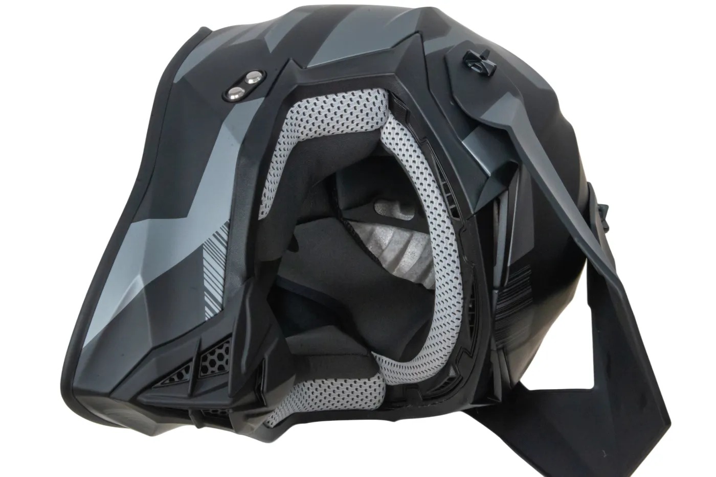 Шлем мото кроссовый GTX 633 №7 (XL) BLACK/GREY