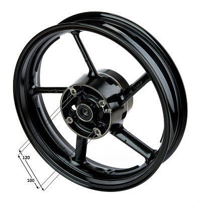 Обод задний литой (3,5-R17 d=15mm) Bandit