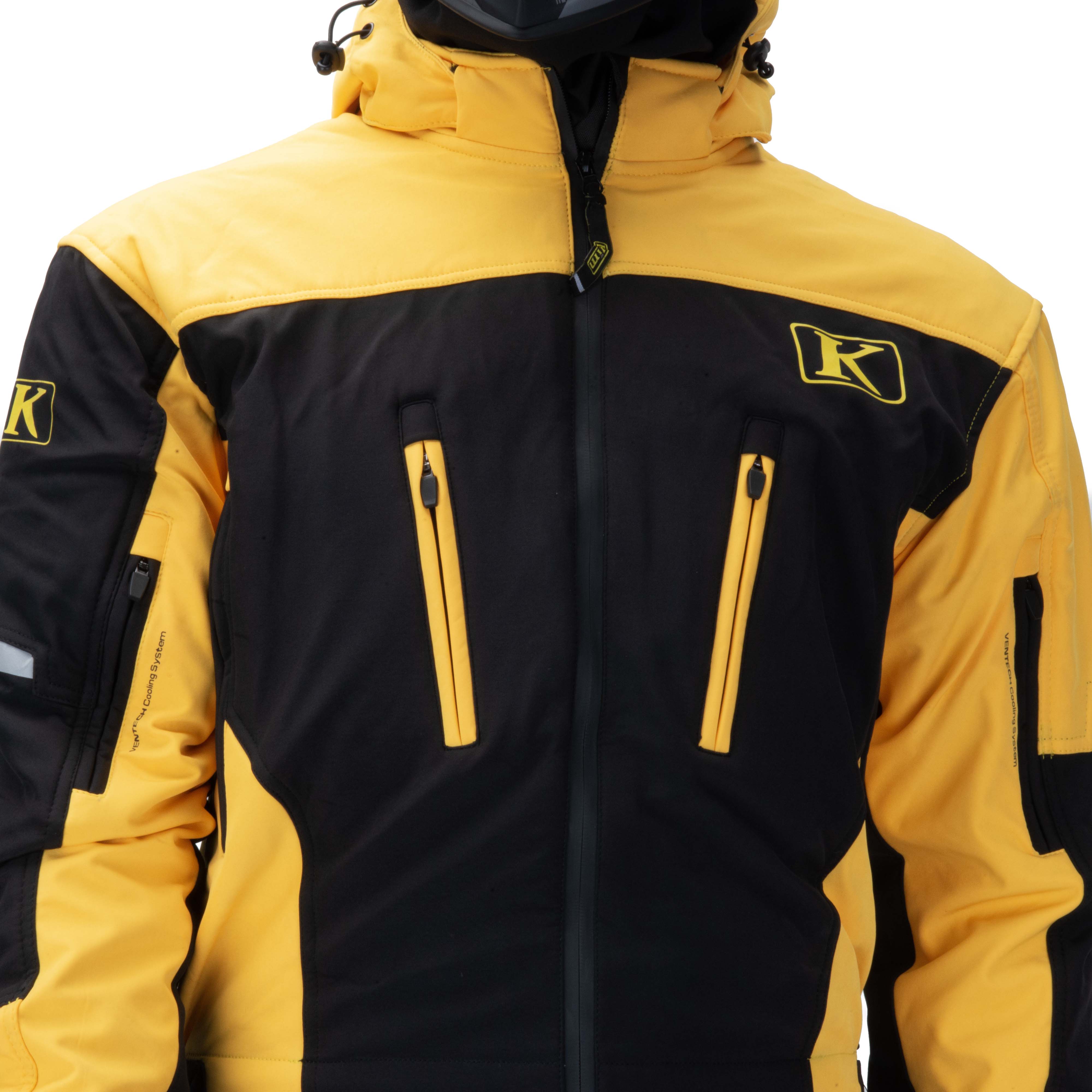 Комбинезон для снегохода KLIM №3 yellow (текстиль) (S)