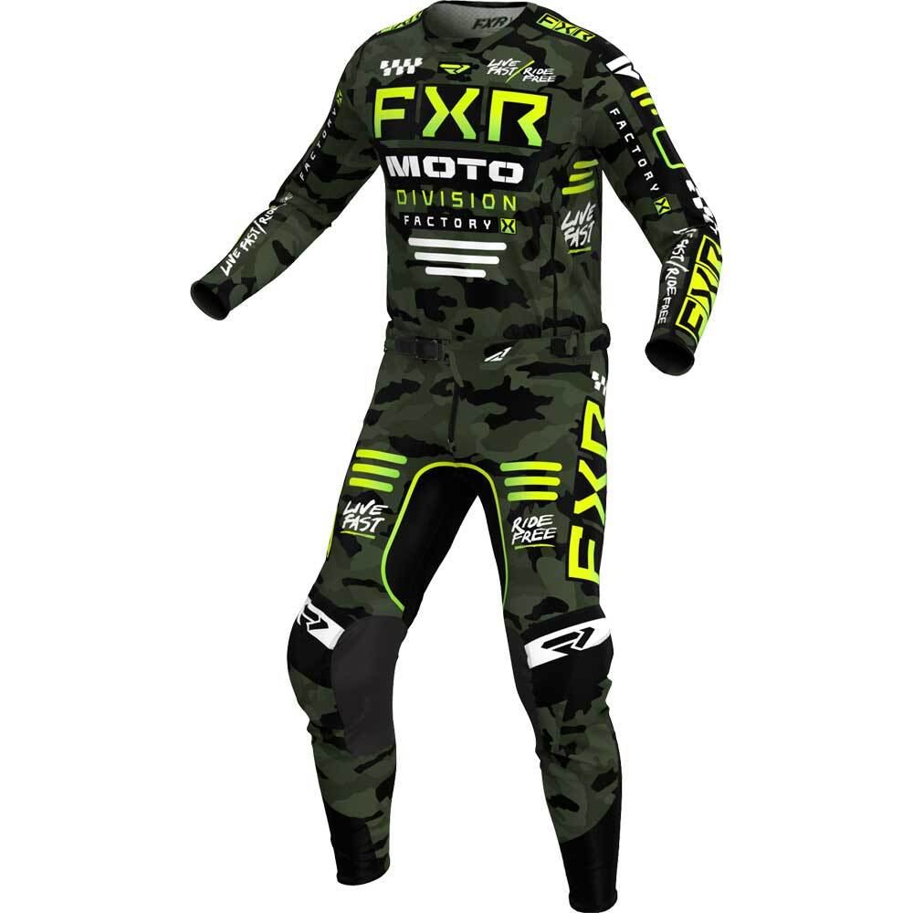 Штаны для мотокросса FXR №2 (L) black/yellow
