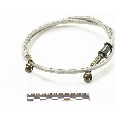 Шланг гидравлический тормозной (армированный) L= 900 d=10мм серый
