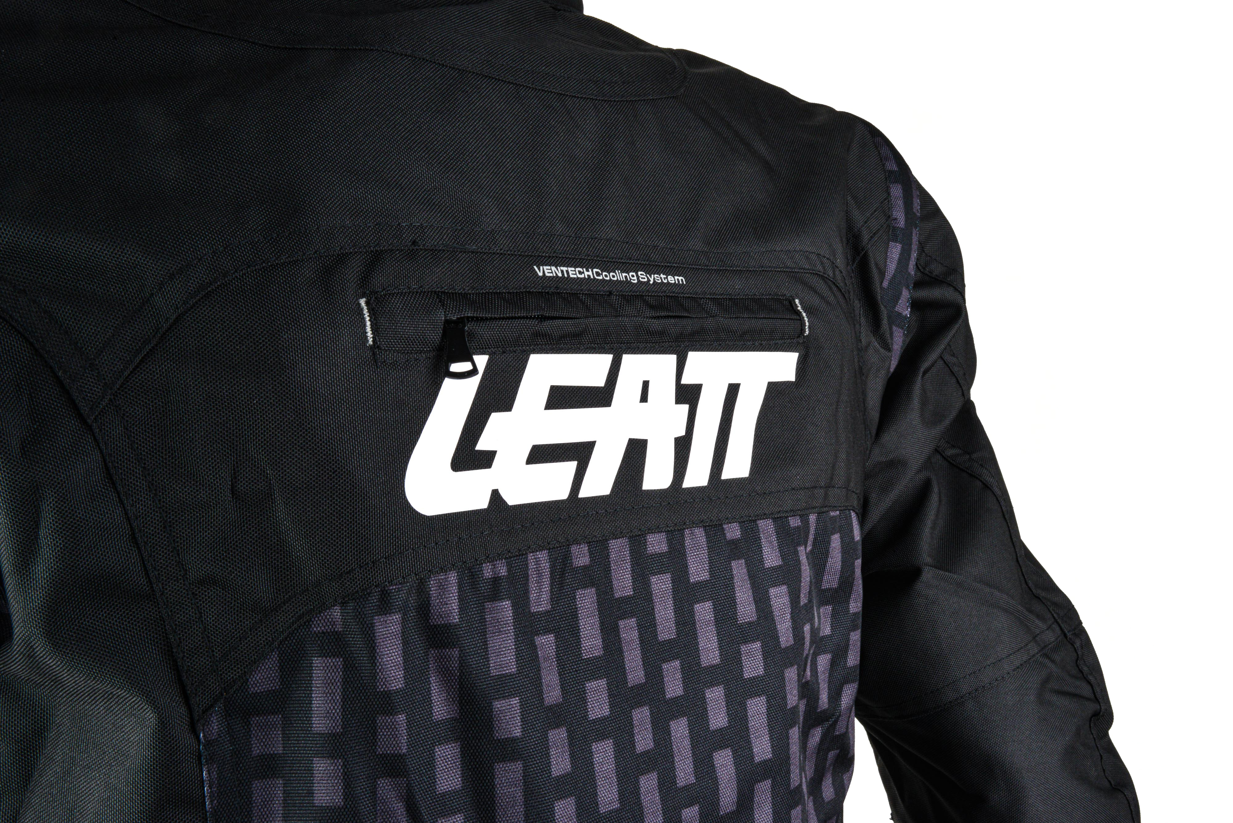 Куртка мото LEATT №10 black (текстиль) (S)