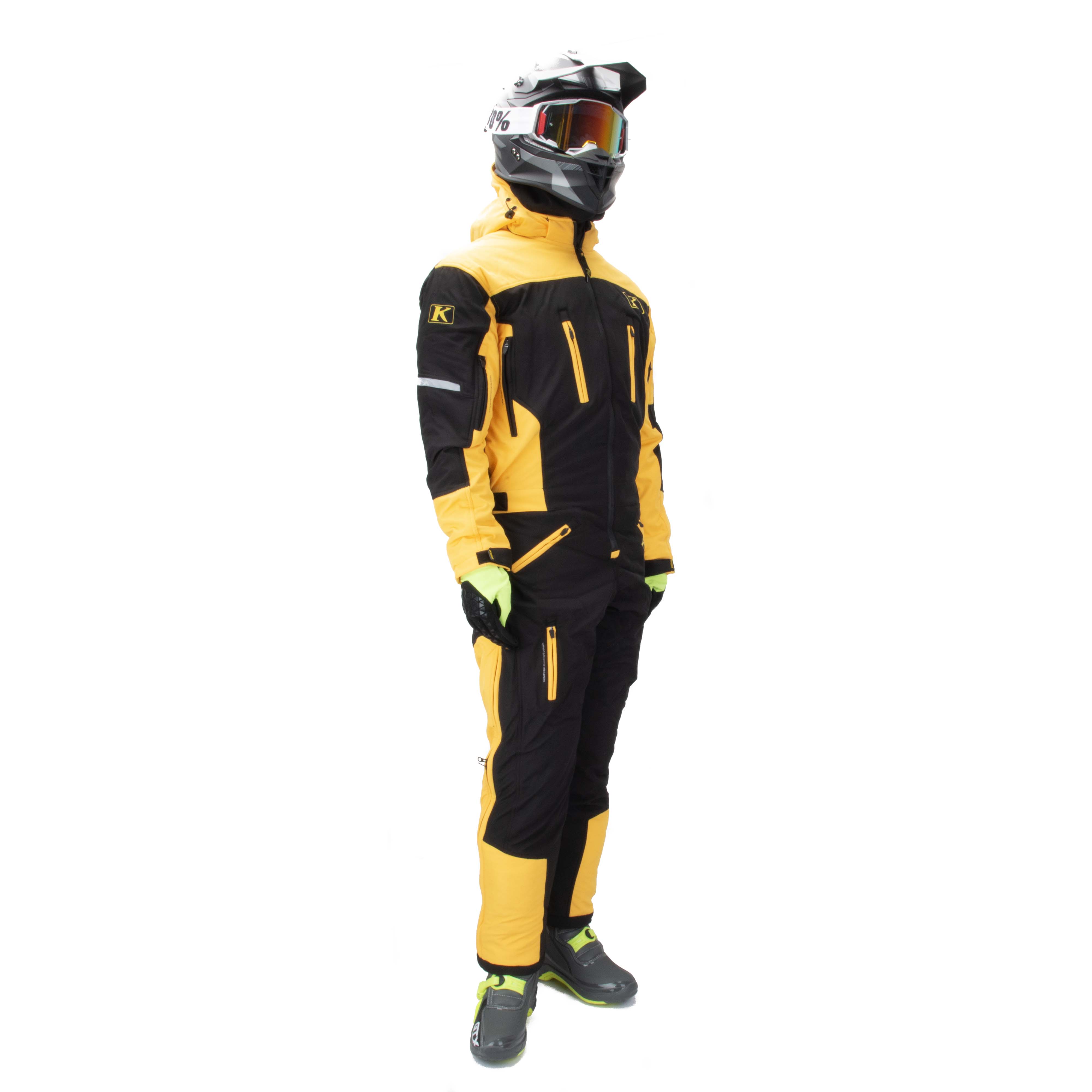 Комбинезон для снегохода KLIM №3 yellow (текстиль) (S)