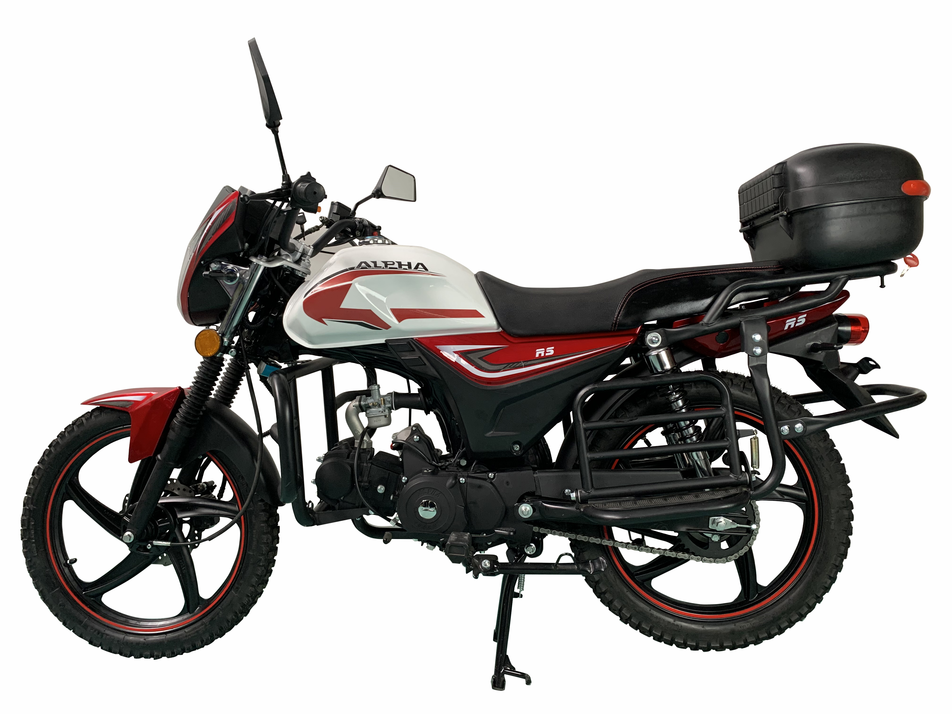 Мопед Альфа RS LUX 11 (LM48-B) красный (А)