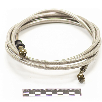 Шланг гидравлический тормозной (армированный) L=2000 d=10мм серый