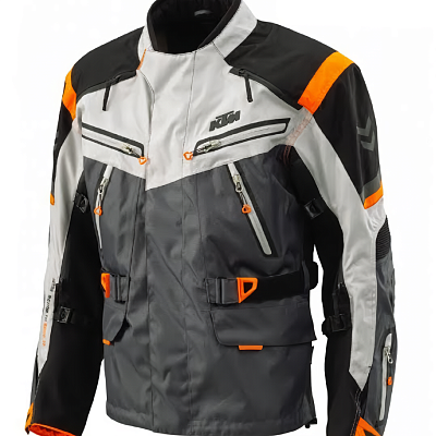 Куртка мото KTM №7 grey (текстиль) (L)